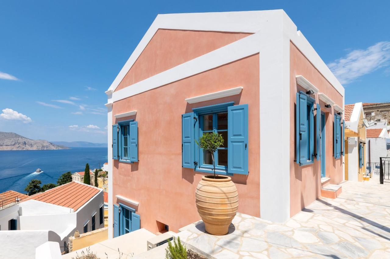 Ferienwohnung Cedrus Blue Symi Exterior foto