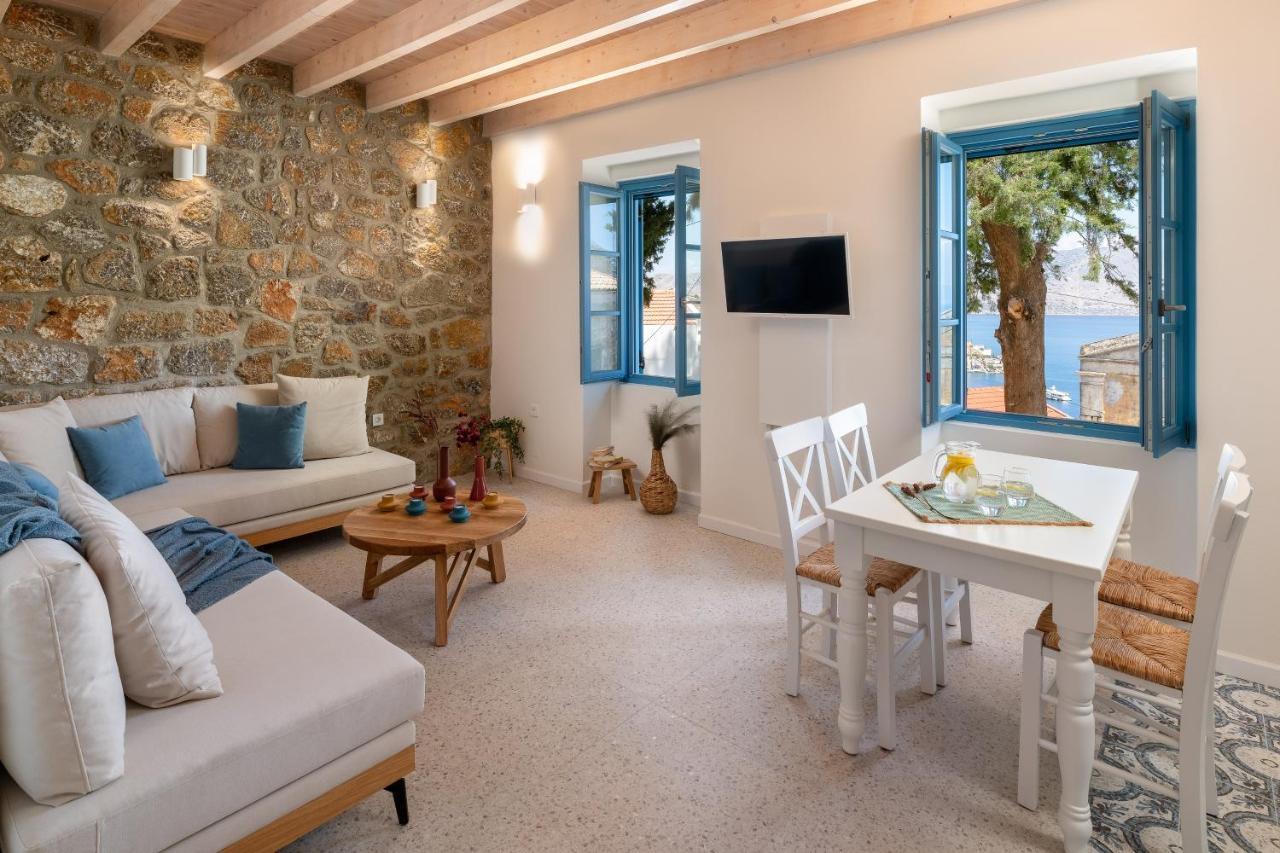 Ferienwohnung Cedrus Blue Symi Exterior foto